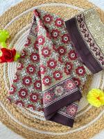 Lakhani ajarakh cotton surat ka saree